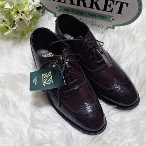 Nunn Bush Men's Dark Brown Wingtip Oxfords